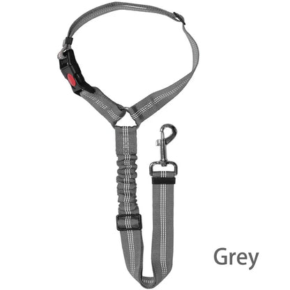 Adjustable Two-in-One Dog Harness Leash with Safety Belt - Smarsty