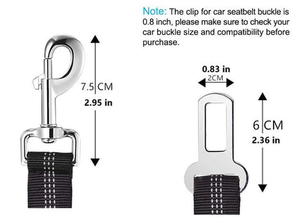 Adjustable Two-in-One Dog Harness Leash with Safety Belt - Smarsty