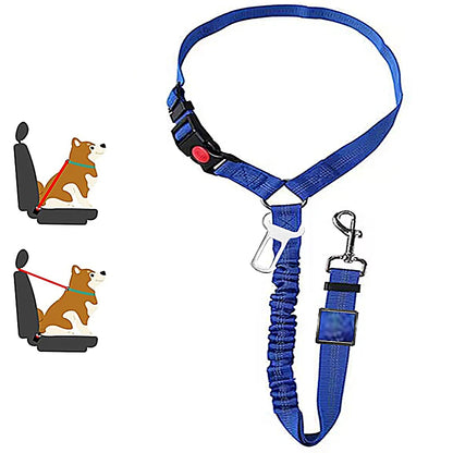 Adjustable Two-in-One Dog Harness Leash with Safety Belt - Smarsty