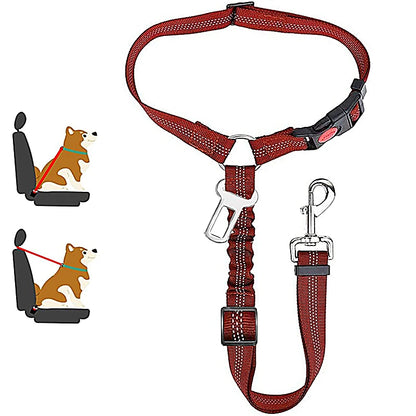 Adjustable Two-in-One Dog Harness Leash with Safety Belt - Smarsty