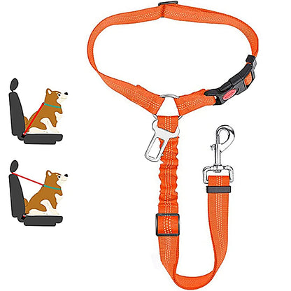 Adjustable Two-in-One Dog Harness Leash with Safety Belt - Smarsty