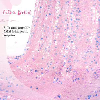 Glitter Iridescent Sequin Table Runner for Elegant Events - Smarsty