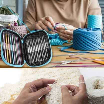 54 Piece Crochet Needles Set with Storage Case - Smarsty