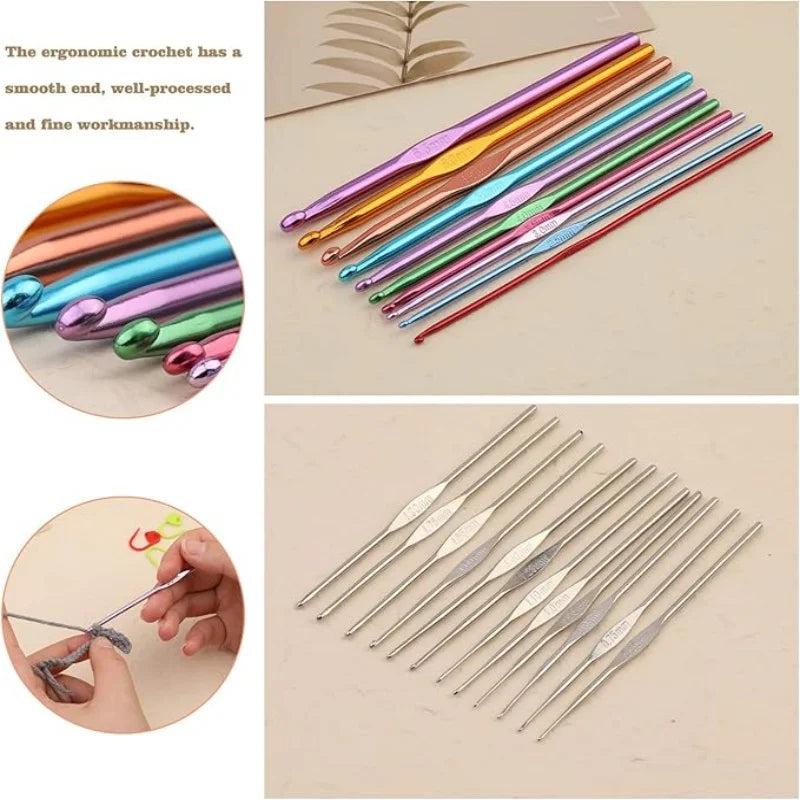 54 Piece Crochet Needles Set with Storage Case - Smarsty