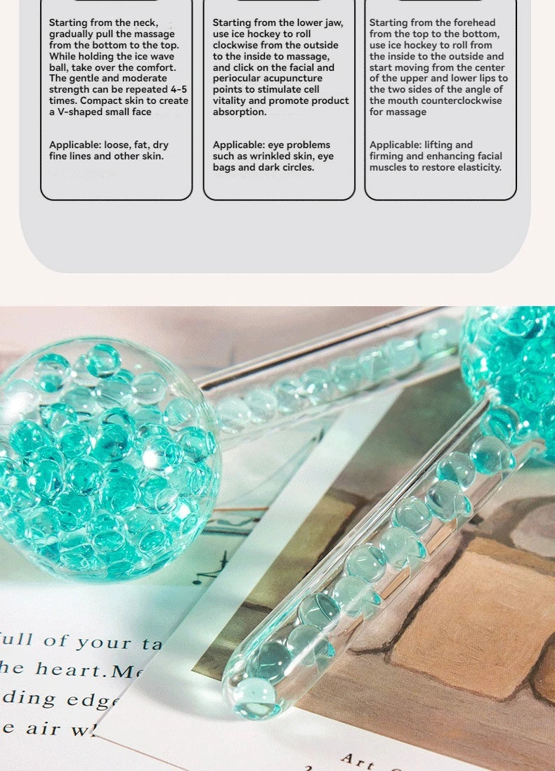 Cooling LCE Globes for Facial Massage and Puffiness Relief - Smarsty