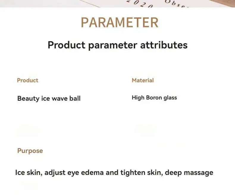 Cooling LCE Globes for Facial Massage and Puffiness Relief - Smarsty