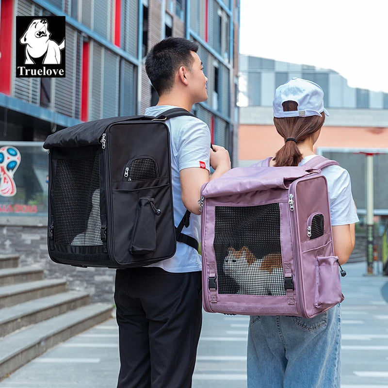 Truelove Breathable Pet Travel Carrier for Dogs and Cats - Smarsty