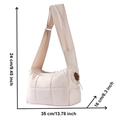 Portable Warm Cat Carrier Sling Bag for Travel - Smarsty
