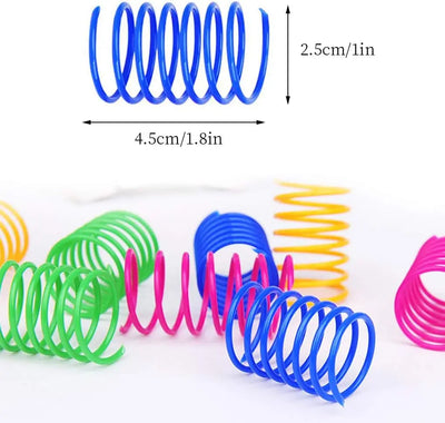 Colorful Cat Spring Toys for Interactive Indoor Play - Smarsty
