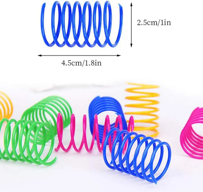 Colorful Cat Spring Toys for Interactive Indoor Play - Smarsty