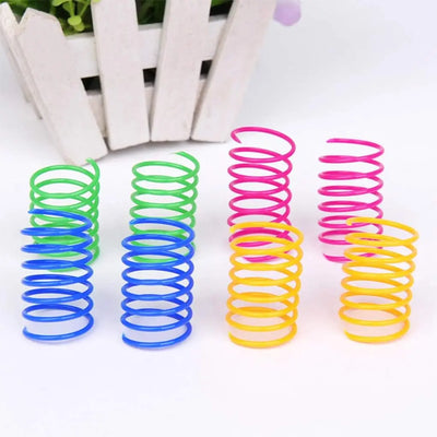 Colorful Cat Spring Toys for Interactive Indoor Play - Smarsty