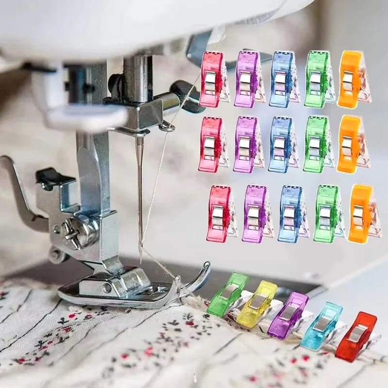 Colorful Multipurpose Sewing Clips for Crafting and Knitting - Smarsty