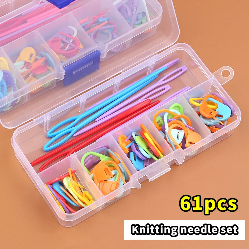 Multicolor Plastic Resin Knitting Clips for Easy Stitch Marking - Smarsty