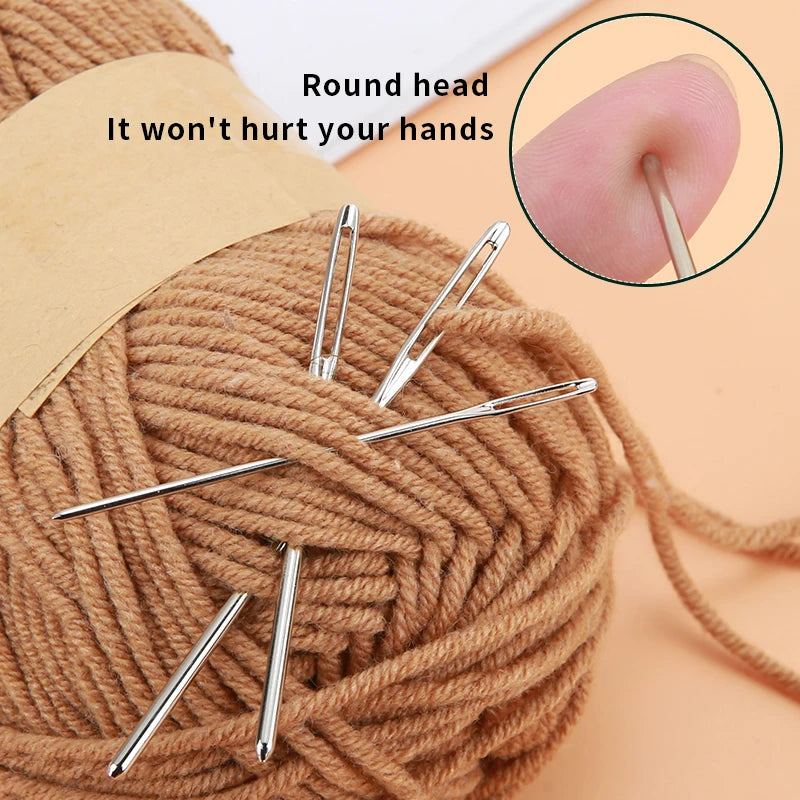 Large Eye Blunt Yarn Needles and Crochet Tools Set - Smarsty
