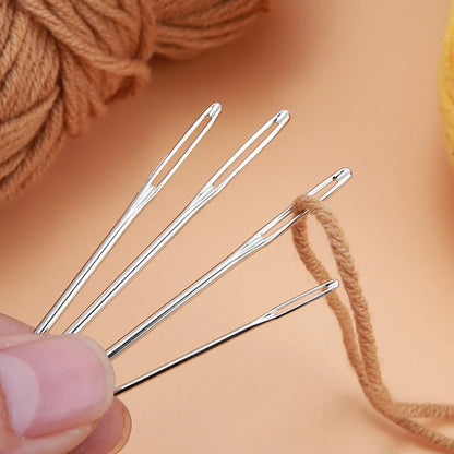 Large Eye Blunt Yarn Needles and Crochet Tools Set - Smarsty