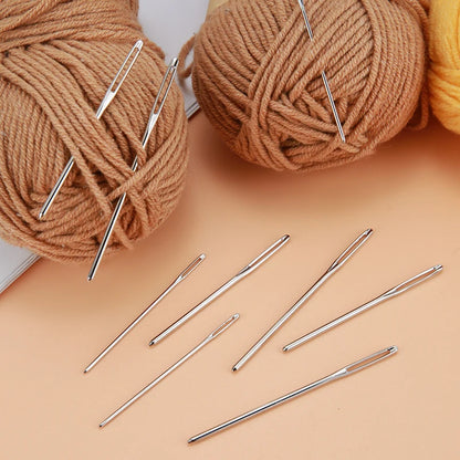 Large Eye Blunt Yarn Needles and Crochet Tools Set - Smarsty