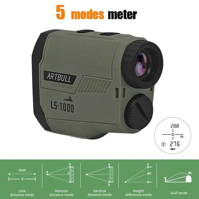 ARTBULL Laser Rangefinder for Hunting and Golf Accuracy - Smarsty