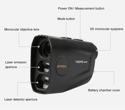 ARTBULL Laser Rangefinder for Hunting and Golf Accuracy - Smarsty