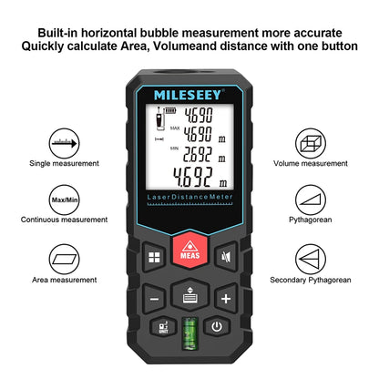 MILESEEY X5 Laser Tape Measure High Accuracy Remote Measurement - Smarsty
