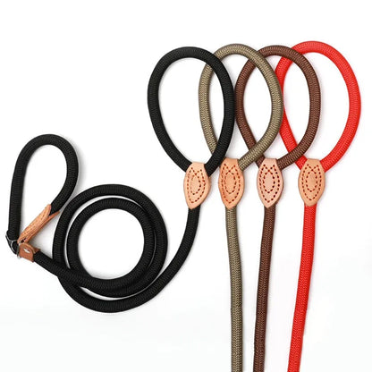 Heavy Duty Dog Leash Adjustable Braided Rope Lead - Smarsty
