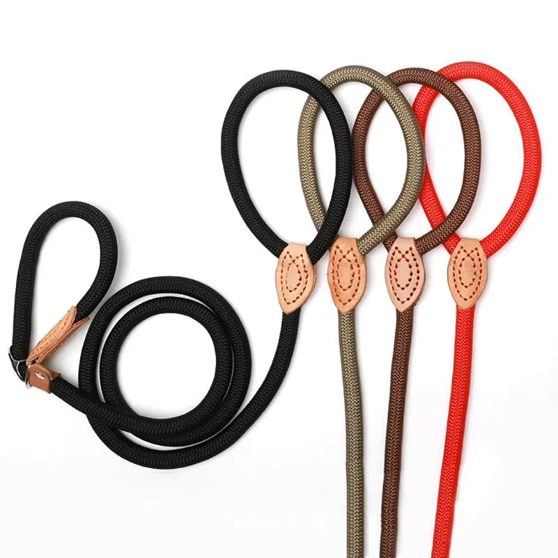 Heavy Duty Dog Leash Adjustable Braided Rope Lead - Smarsty