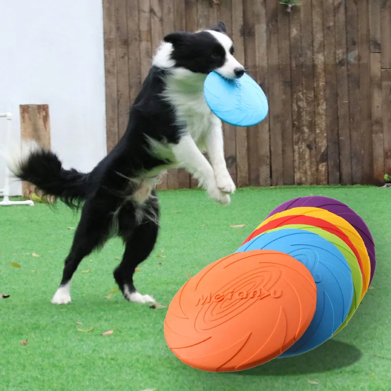 OUZEY Bite Resistant Flying Disc Dog Toy for Training - Smarsty