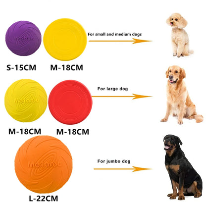 OUZEY Bite Resistant Flying Disc Dog Toy for Training - Smarsty