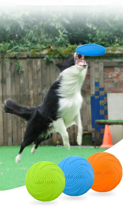 OUZEY Bite Resistant Flying Disc Dog Toy for Training - Smarsty