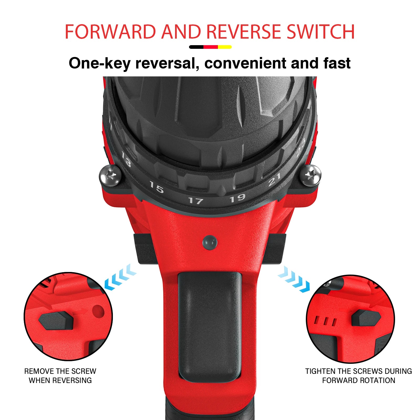 DayPlus 21V Cordless Power Drill with Fast Charging - Smarsty