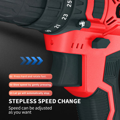 DayPlus 21V Cordless Power Drill with Fast Charging - Smarsty