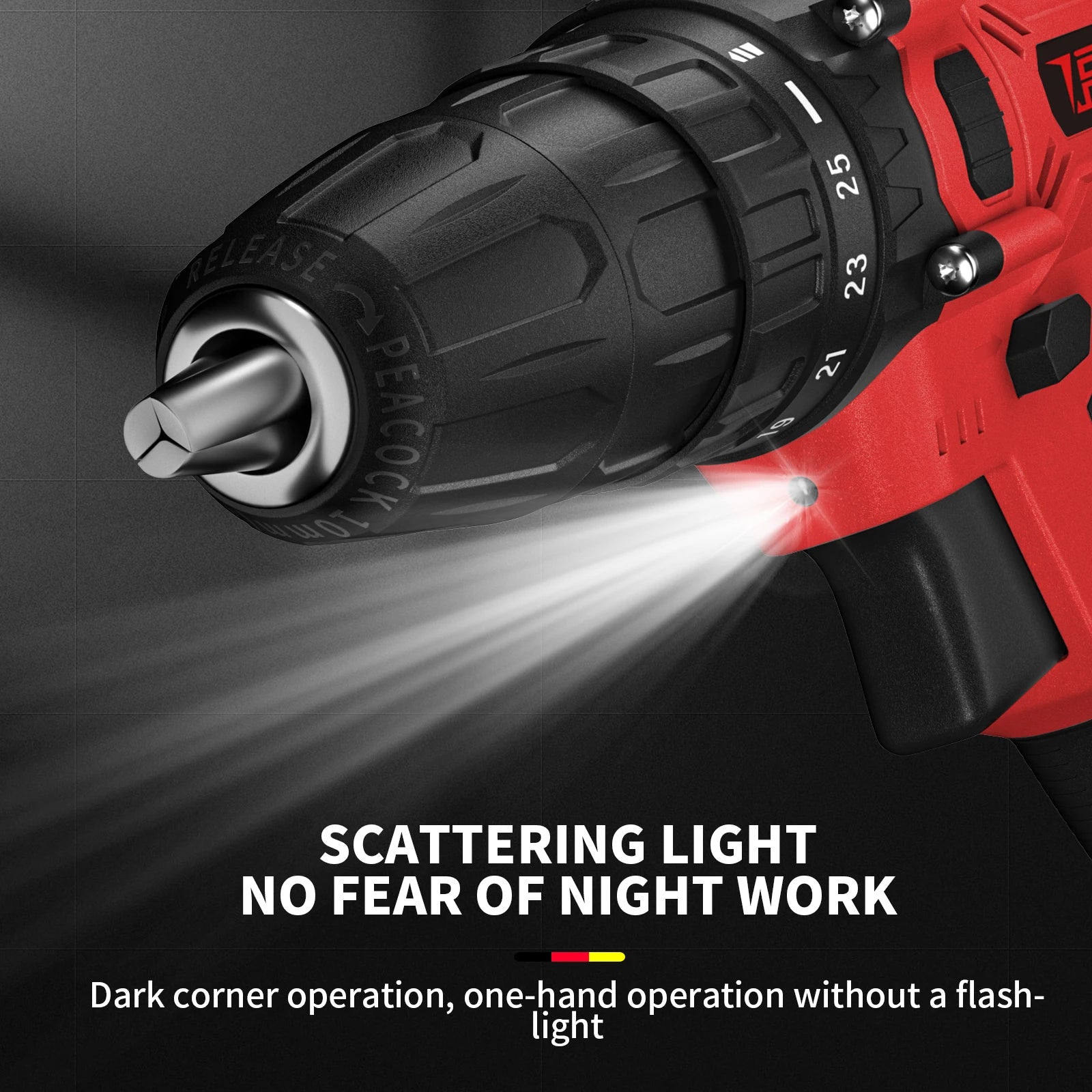 DayPlus 21V Cordless Power Drill with Fast Charging - Smarsty
