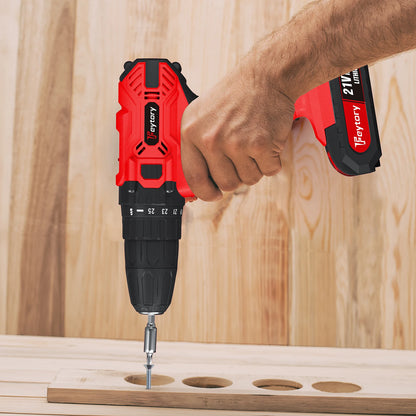 DayPlus 21V Cordless Power Drill with Fast Charging - Smarsty