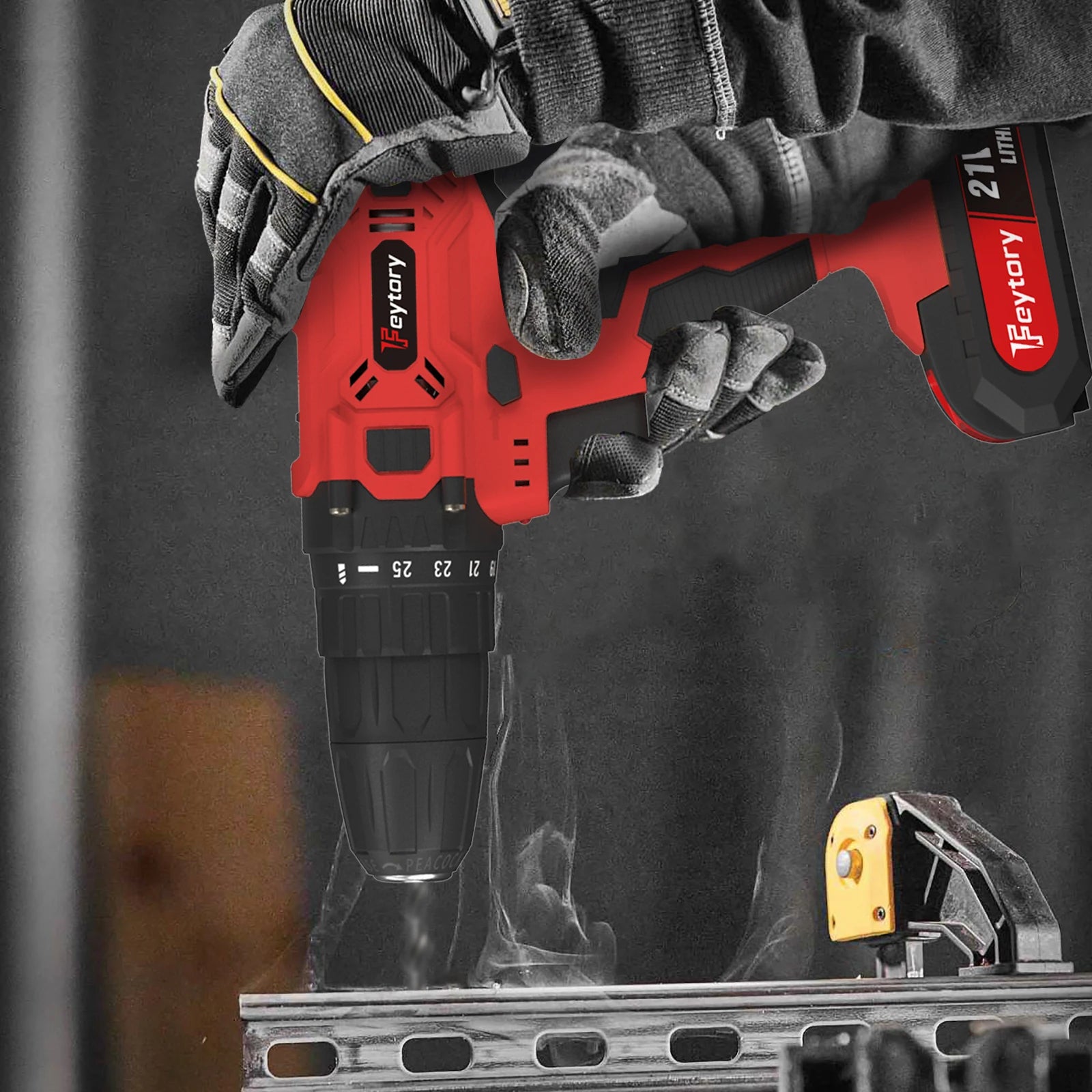 DayPlus 21V Cordless Power Drill with Fast Charging - Smarsty