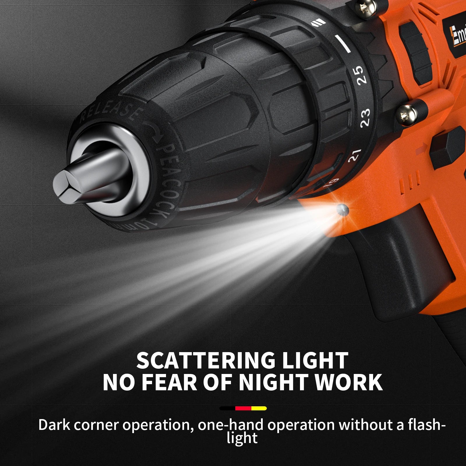 DayPlus 21V Cordless Power Drill with Fast Charging - Smarsty