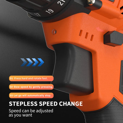 DayPlus 21V Cordless Power Drill with Fast Charging - Smarsty