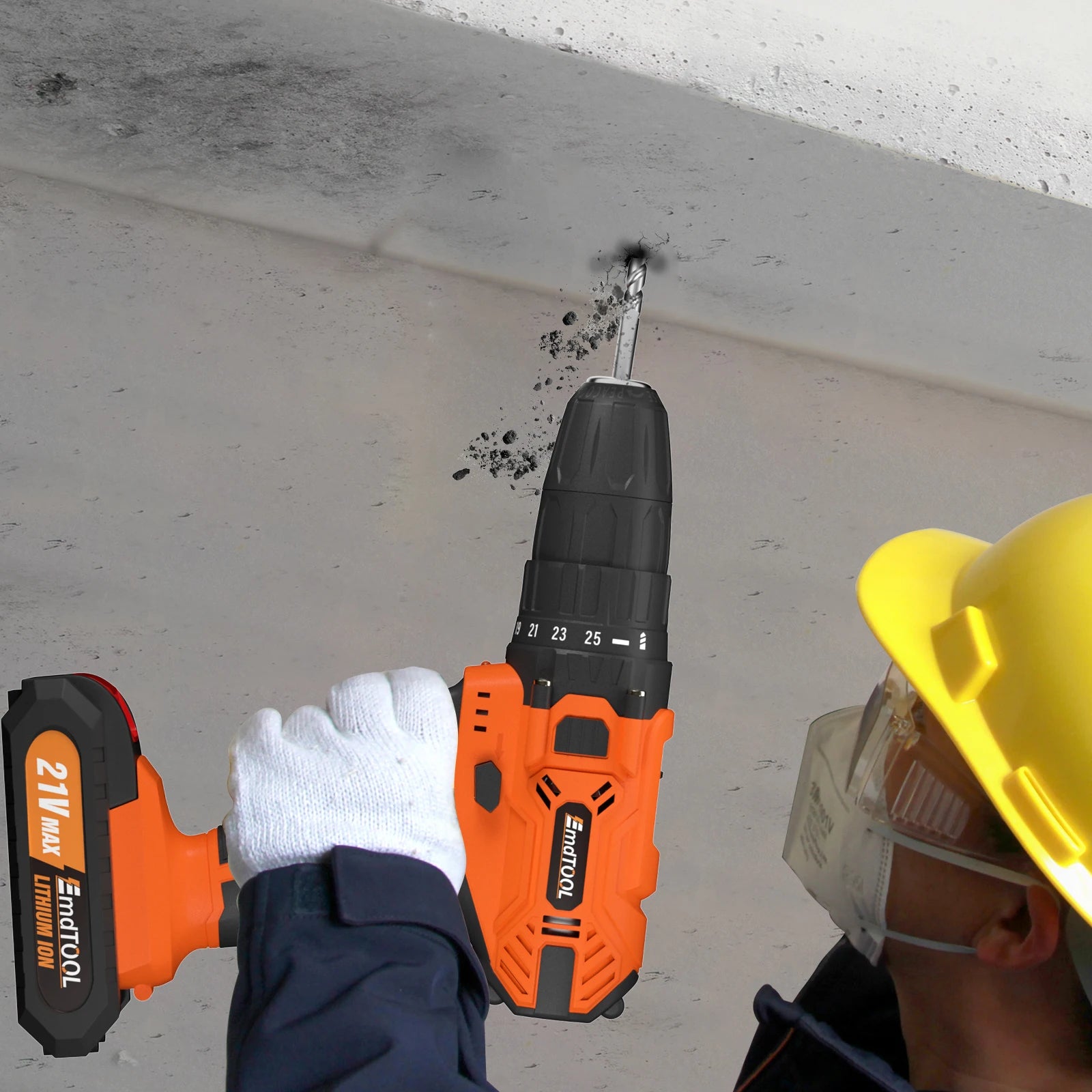 DayPlus 21V Cordless Power Drill with Fast Charging - Smarsty