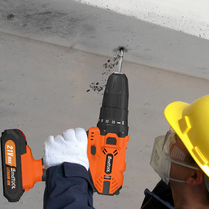 DayPlus 21V Cordless Power Drill with Fast Charging - Smarsty