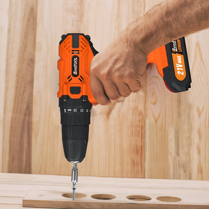 DayPlus 21V Cordless Power Drill with Fast Charging - Smarsty