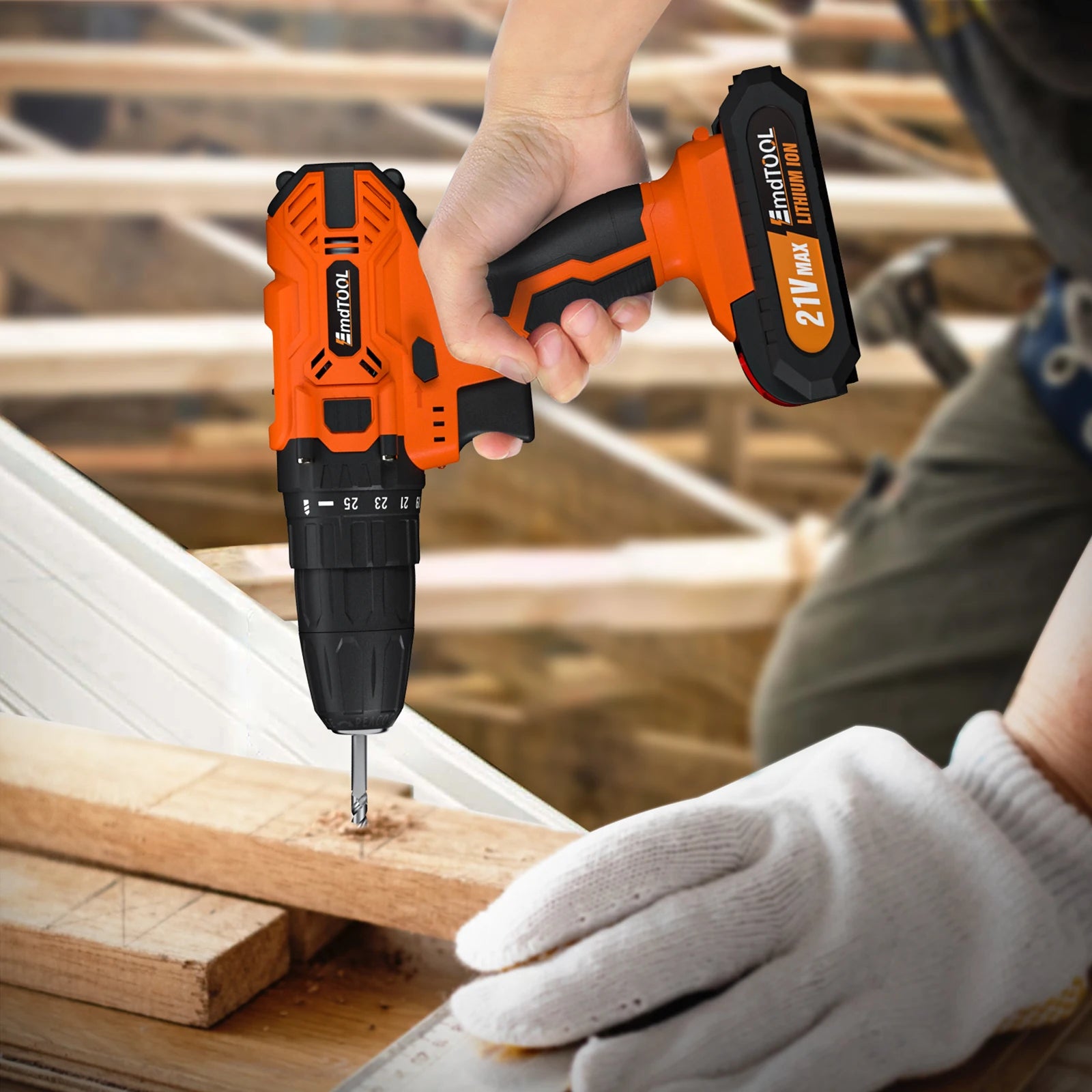 DayPlus 21V Cordless Power Drill with Fast Charging - Smarsty