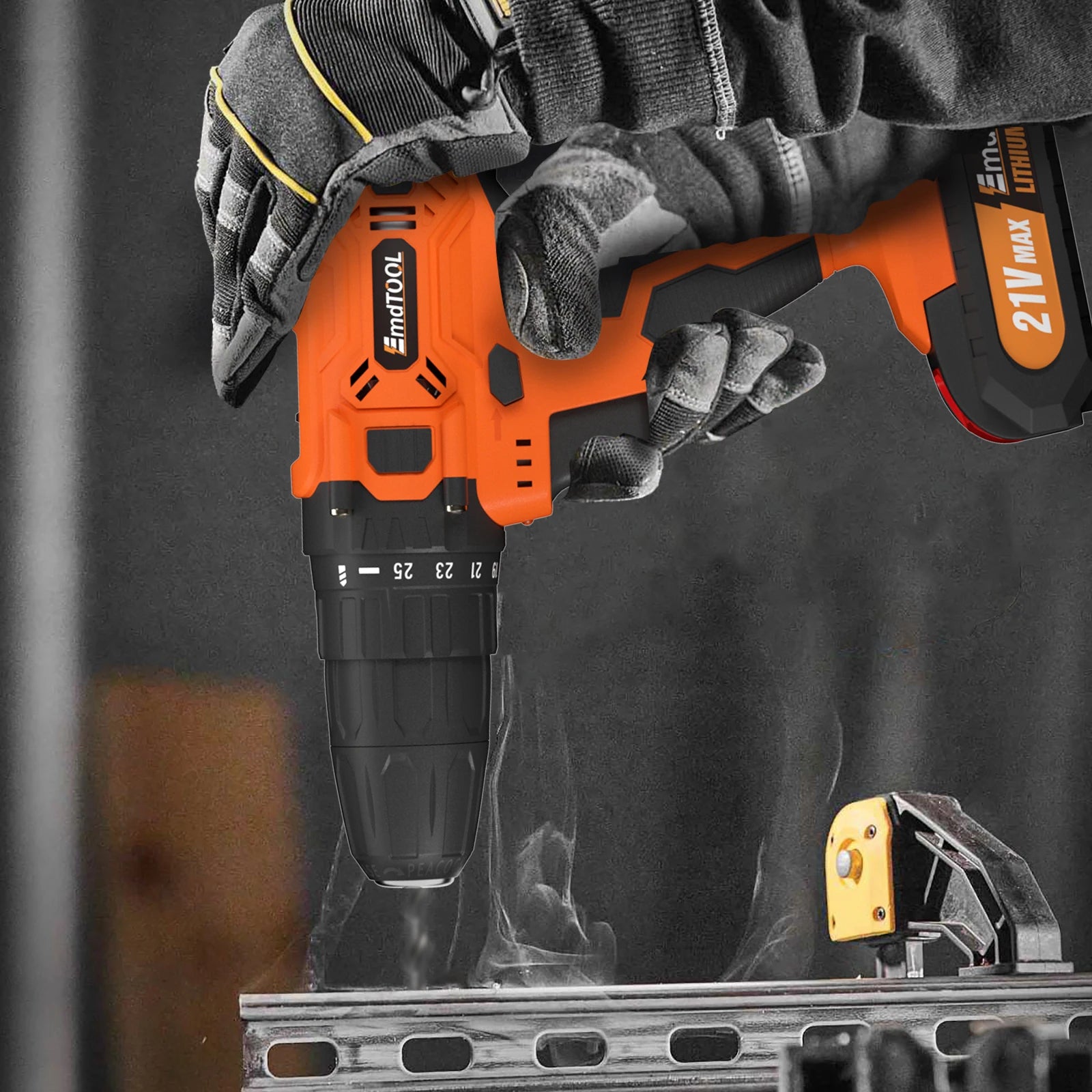 DayPlus 21V Cordless Power Drill with Fast Charging - Smarsty