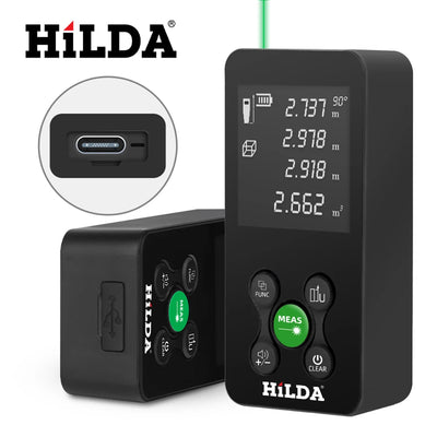 HILDA Laser Rangefinder Rechargeable Distance Measurement Tool - Smarsty