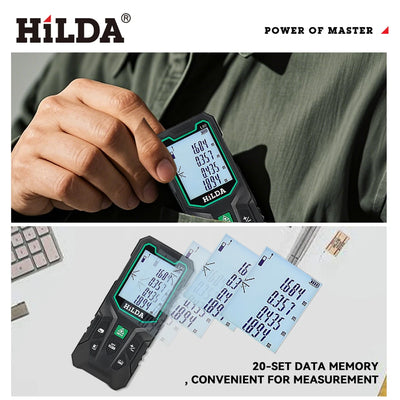 HILDA Laser Rangefinder Rechargeable Distance Measurement Tool - Smarsty