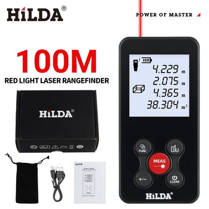 HILDA Laser Rangefinder Rechargeable Distance Measurement Tool - Smarsty