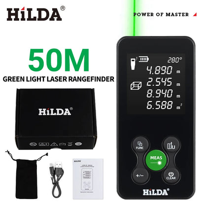 HILDA Laser Rangefinder Rechargeable Distance Measurement Tool - Smarsty