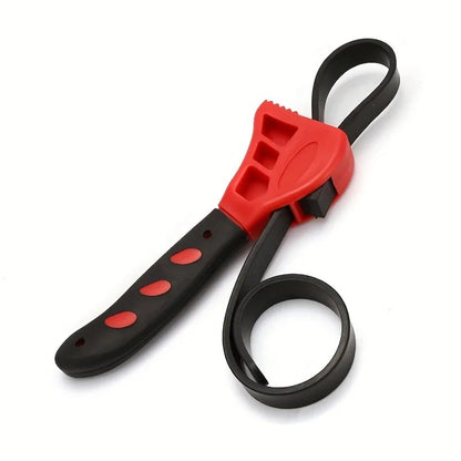 Adjustable 6 Inch Belt Wrench for Easy Oil Filter Removal - Smarsty