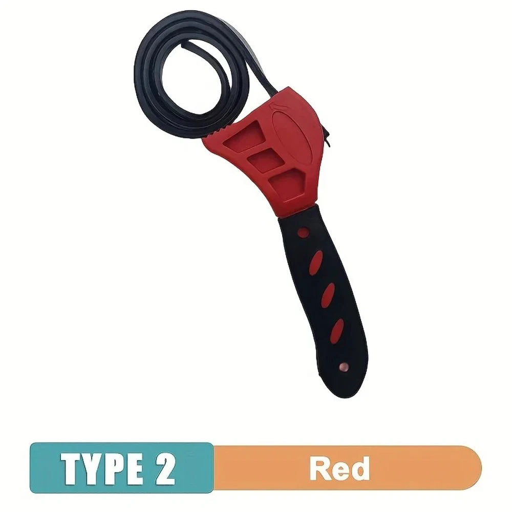Adjustable 6 Inch Belt Wrench for Easy Oil Filter Removal - Smarsty