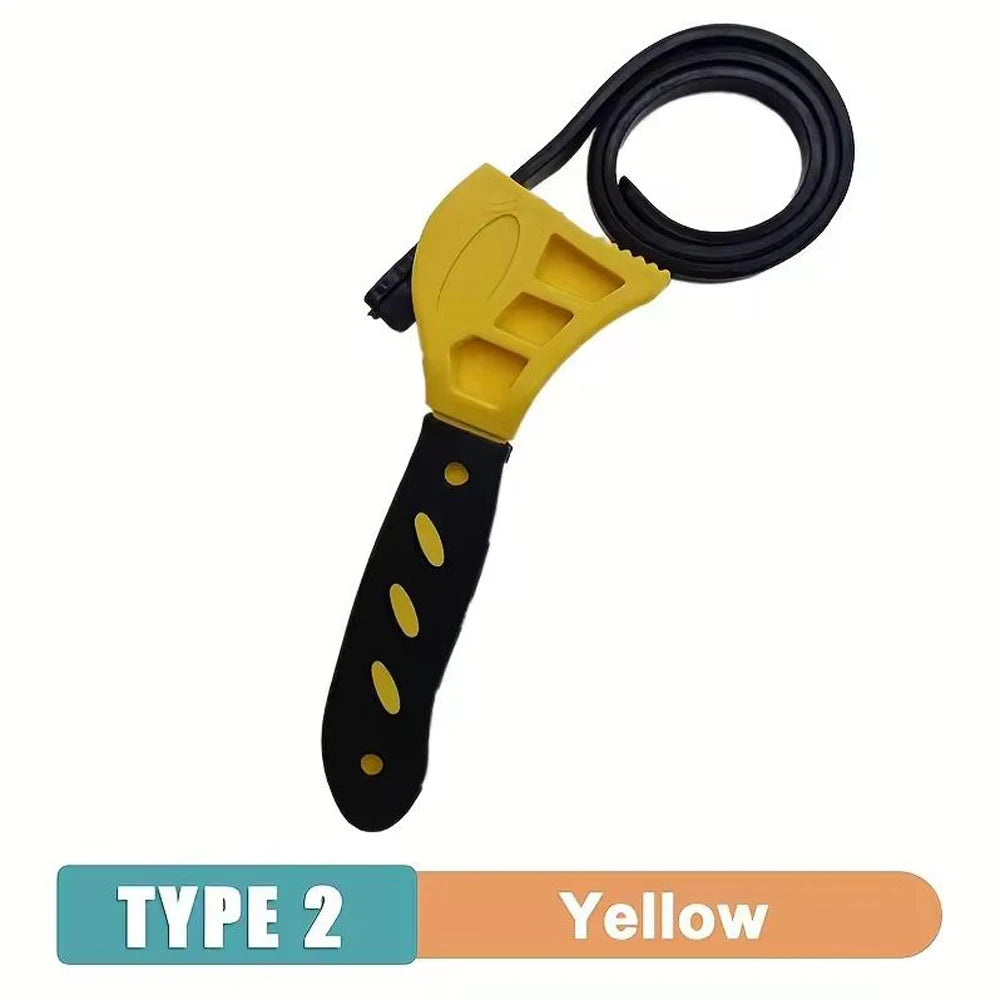 Adjustable 6 Inch Belt Wrench for Easy Oil Filter Removal - Smarsty
