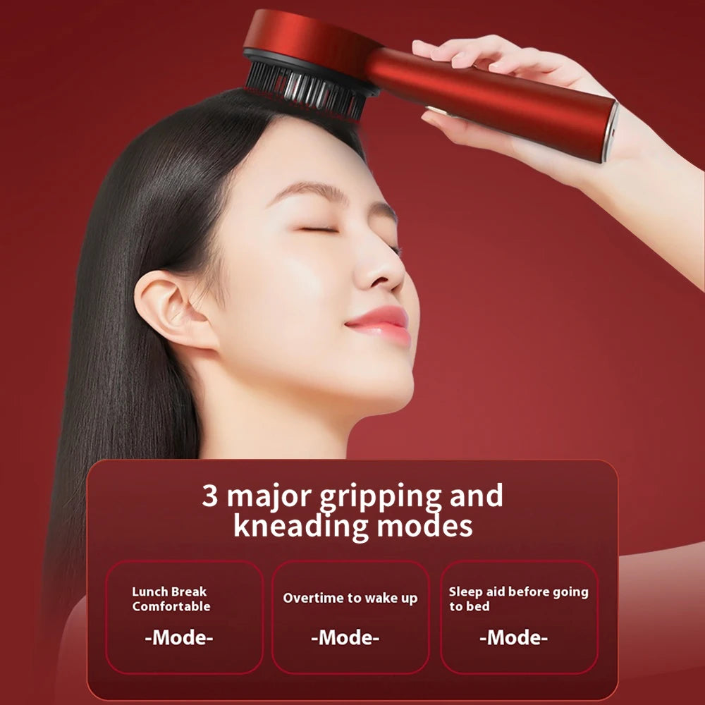 Electric Head Massager Comb for Hair Growth and Relaxation - Smarsty