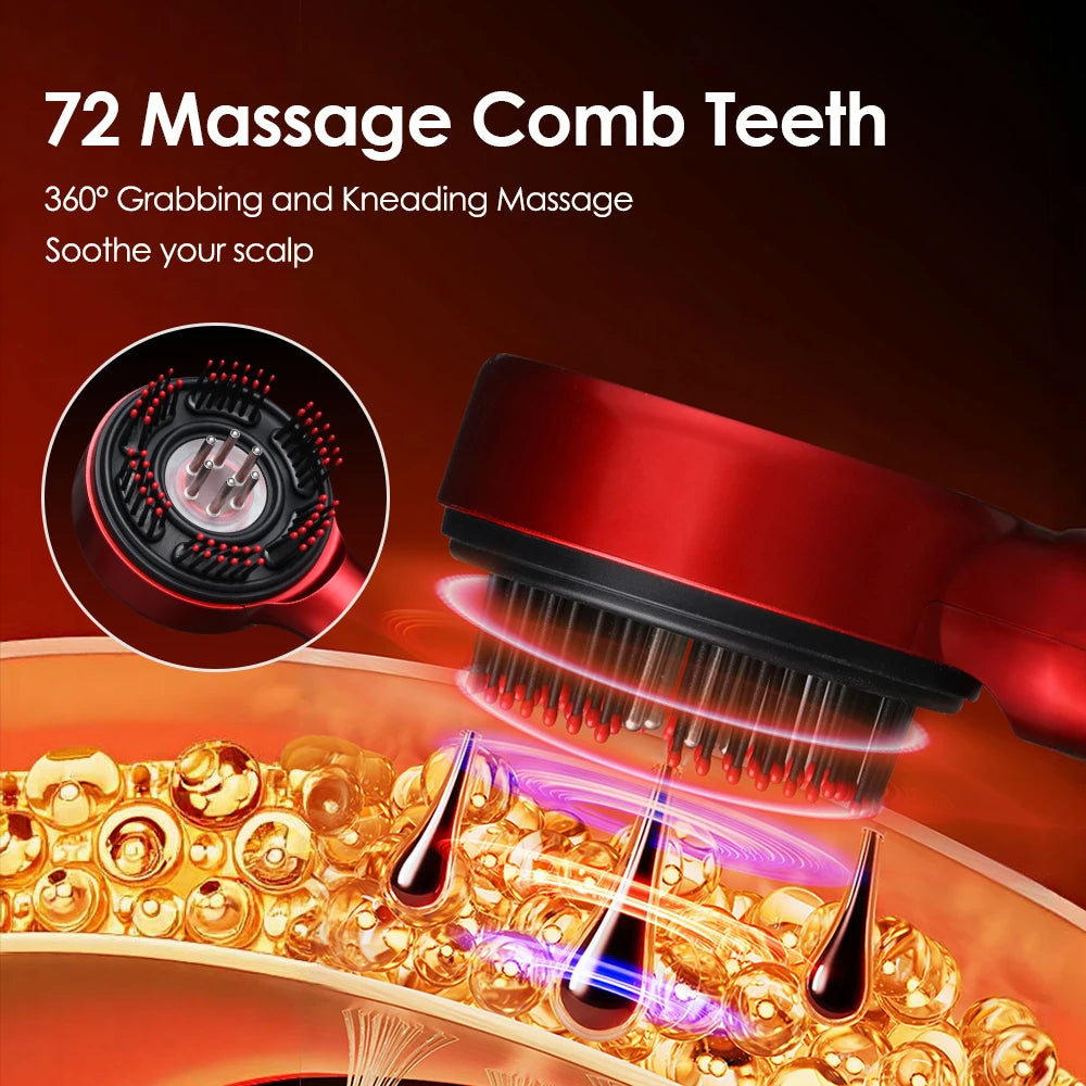 Electric Head Massager Comb for Hair Growth and Relaxation - Smarsty