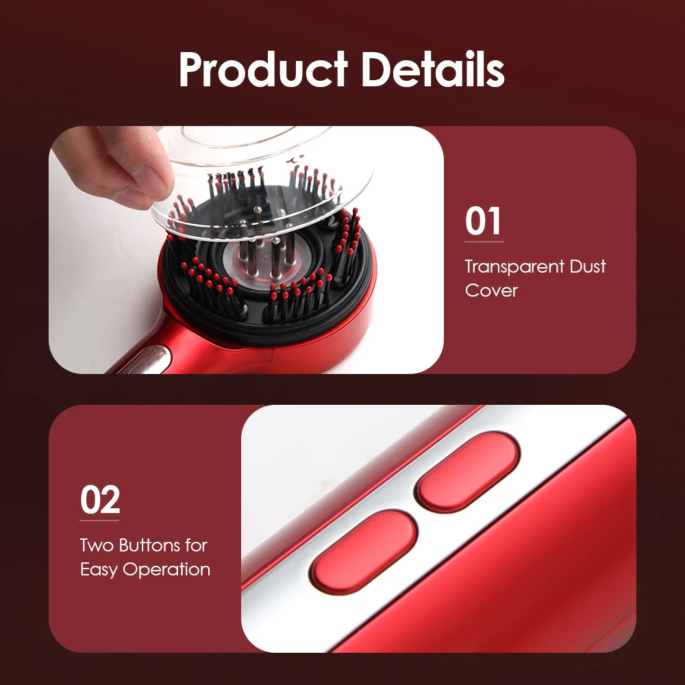 Electric Head Massager Comb for Hair Growth and Relaxation - Smarsty